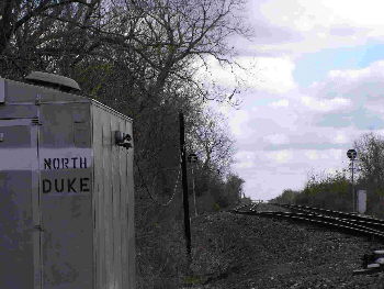 Santa Fe RR siding at North Duke west